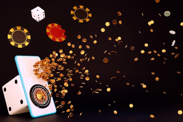 Antarmuka aplikasi koji4d menampilkan pasar sepak bola Liga 1, live dealer, dan opsi deposit